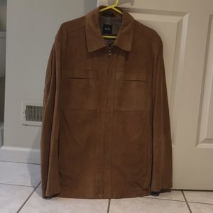 Super soft suede like Hugo boss coat size 42R